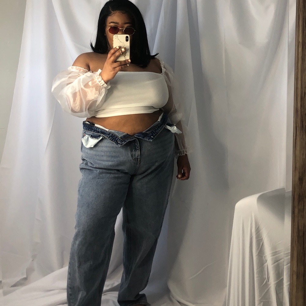 Light Was Mom Jeans
